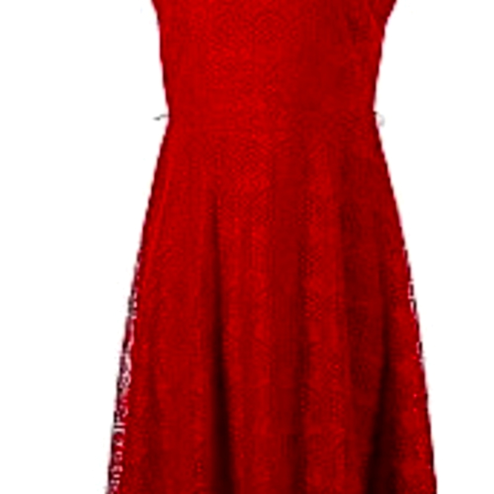 Danny and Nicole Red A-line Dress size 16 NWT
